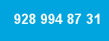 928 994 87 31 928 994 87 31